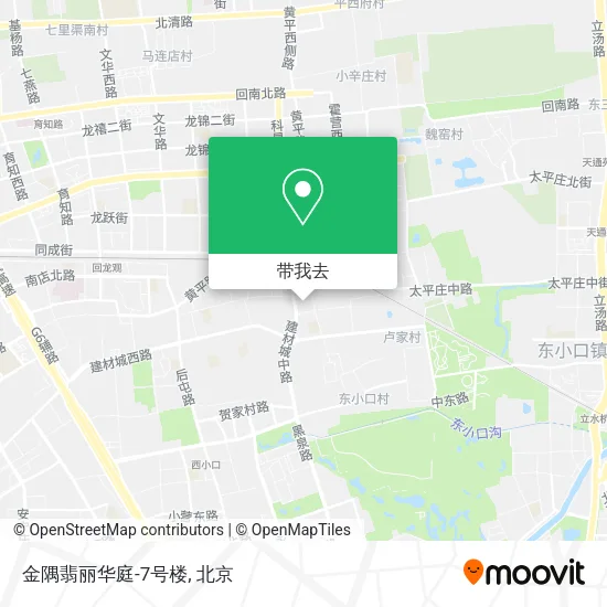 金隅翡丽华庭-7号楼地图