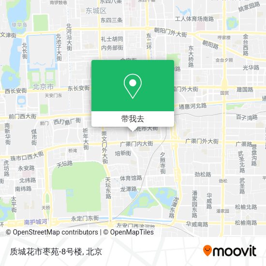 质城花市枣苑-8号楼地图