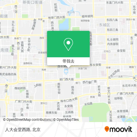 人大会堂西路地图
