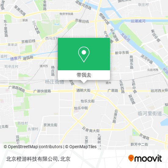 北京橙游科技有限公司地图
