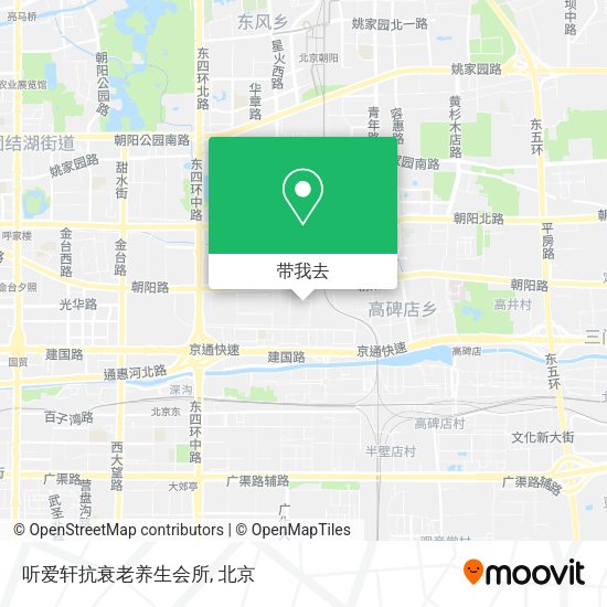 听爱轩抗衰老养生会所地图