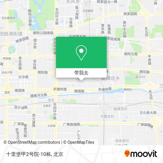 十里堡甲2号院-10栋地图