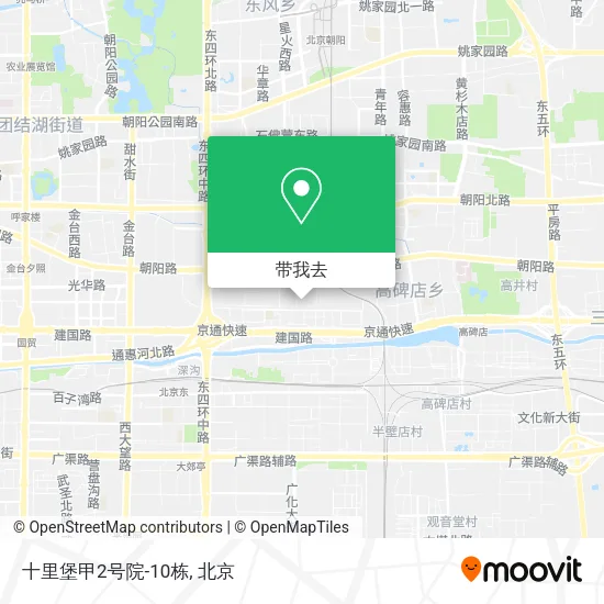 十里堡甲2号院-10栋地图