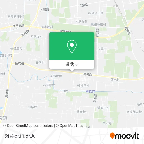 雅苑-北门地图
