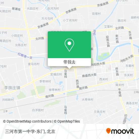 三河市第一中学-东门地图