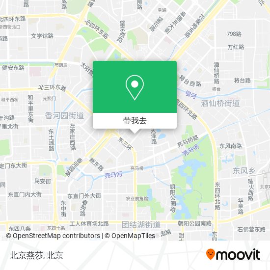 北京燕莎地图