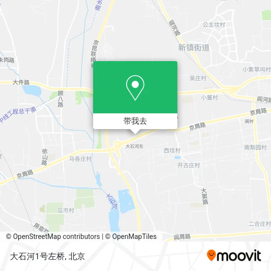 大石河1号左桥地图
