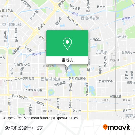 众信旅游(总部)地图