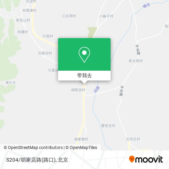 S204/胡家店路(路口)地图