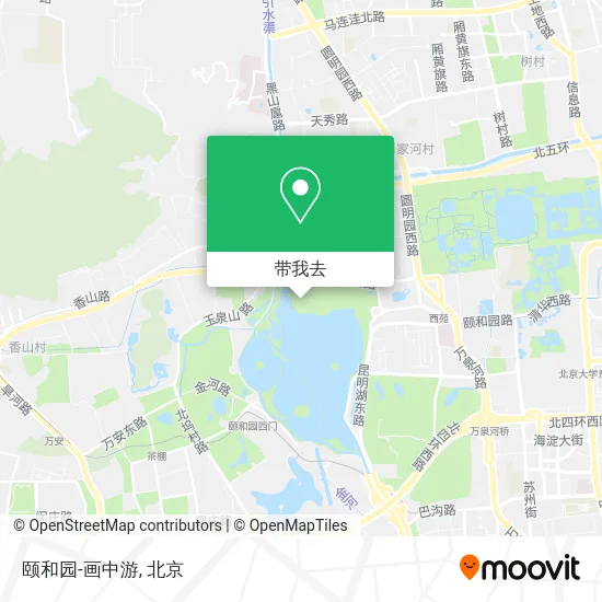 颐和园-画中游地图