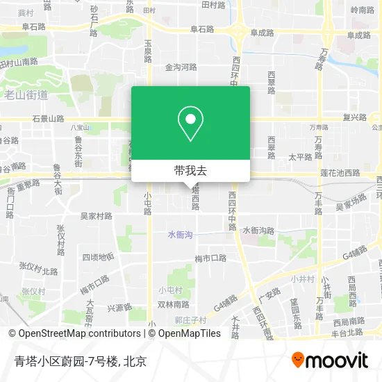 青塔小区蔚园-7号楼地图