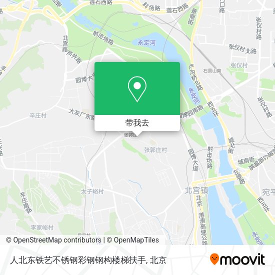 人北东铁艺不锈钢彩钢钢构楼梯扶手地图