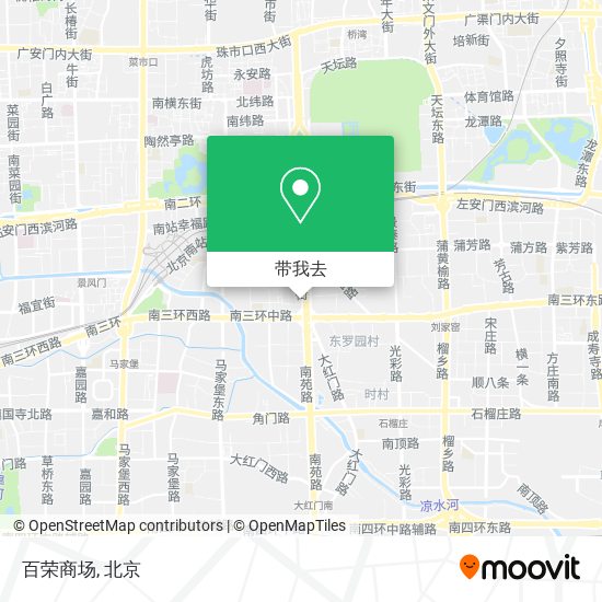百荣商场地图