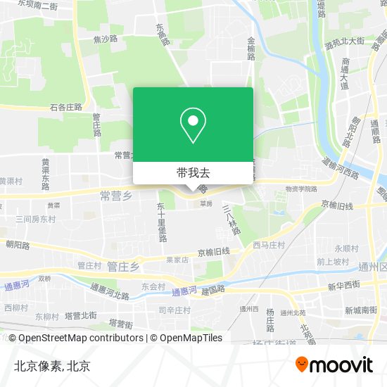 北京像素地图