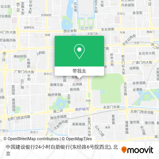 中国建设银行24小时自助银行(东经路6号院西北)地图