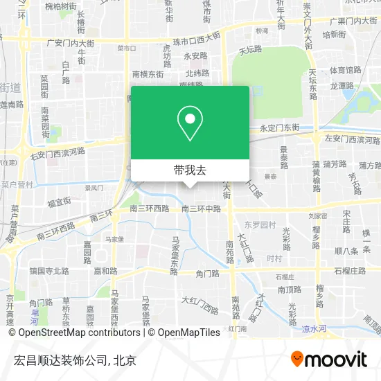宏昌顺达装饰公司地图