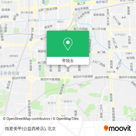 指爱美甲(公益西桥店)地图
