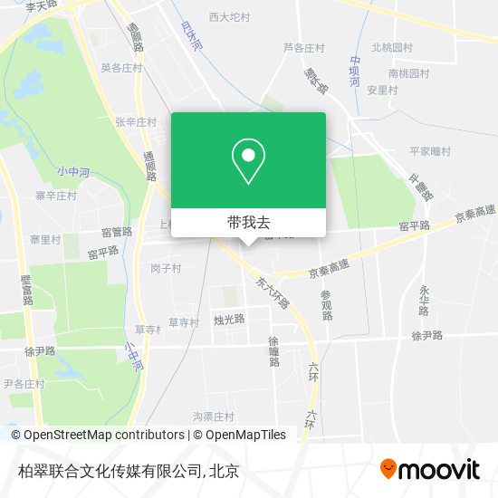 柏翠联合文化传媒有限公司地图