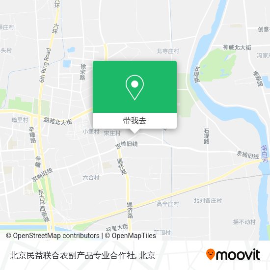 北京民益联合农副产品专业合作社地图