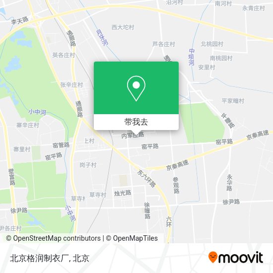 北京格润制衣厂地图