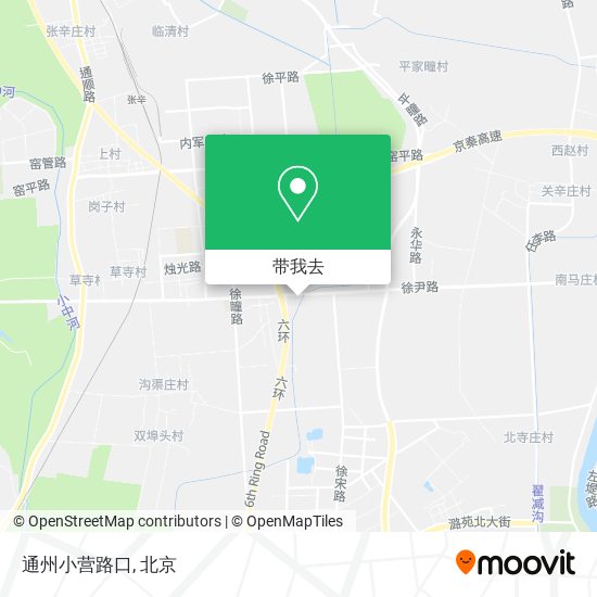 通州小营路口地图