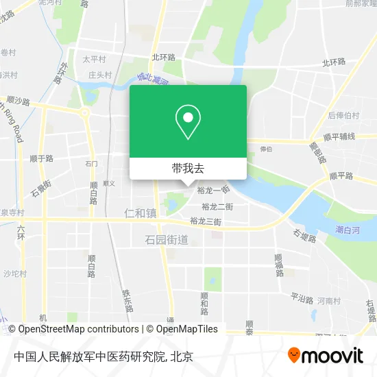 中国人民解放军中医药研究院地图