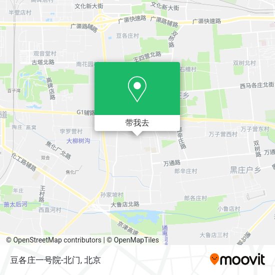 豆各庄一号院-北门地图