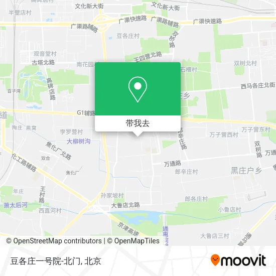豆各庄一号院-北门地图