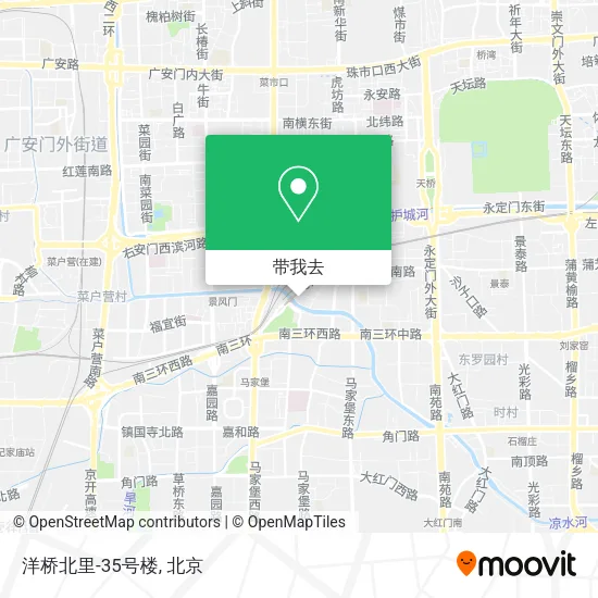 洋桥北里-35号楼地图