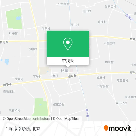 百顺康泰诊所地图