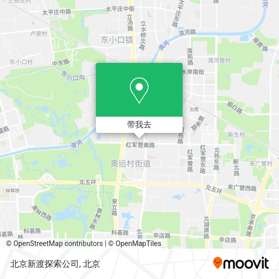 北京新渡探索公司地图