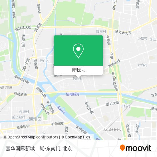嘉华国际新城二期-东南门地图
