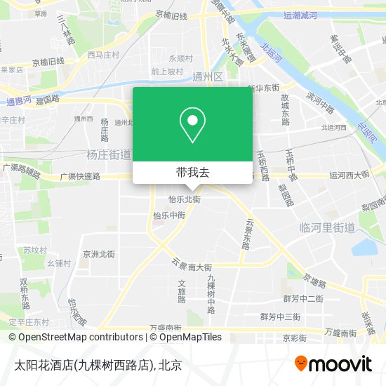 太阳花酒店(九棵树西路店)地图