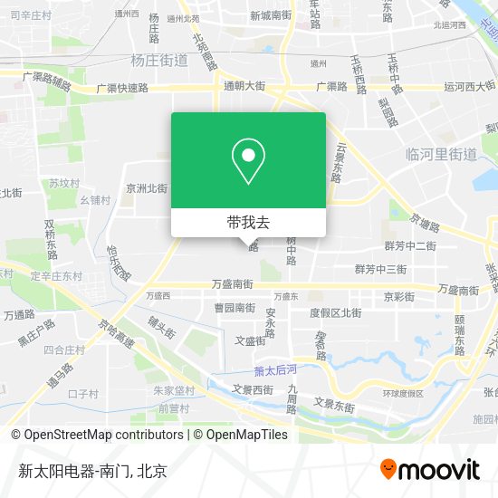 新太阳电器-南门地图