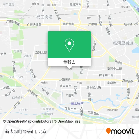 新太阳电器-南门地图