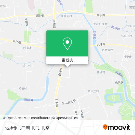 远洋傲北二期-北门地图