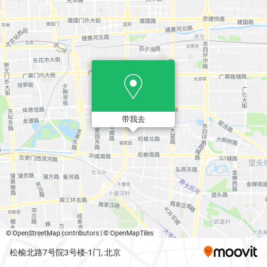 松榆北路7号院3号楼-1门地图