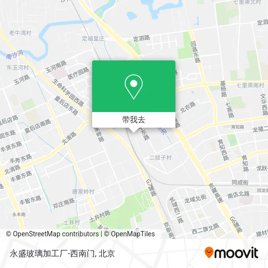 永盛玻璃加工厂-西南门地图