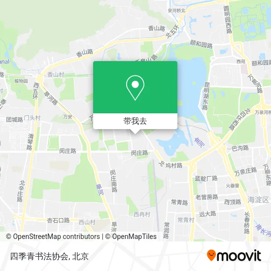 四季青书法协会地图
