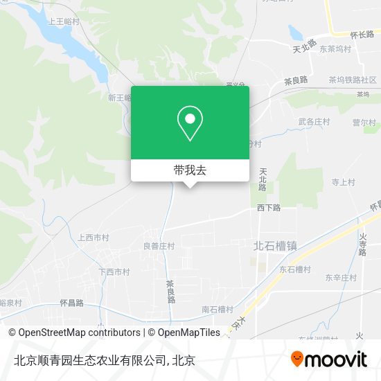 北京顺青园生态农业有限公司地图