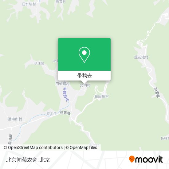 北京闻菊农舍地图