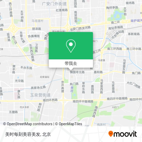 美时每刻美容美发地图