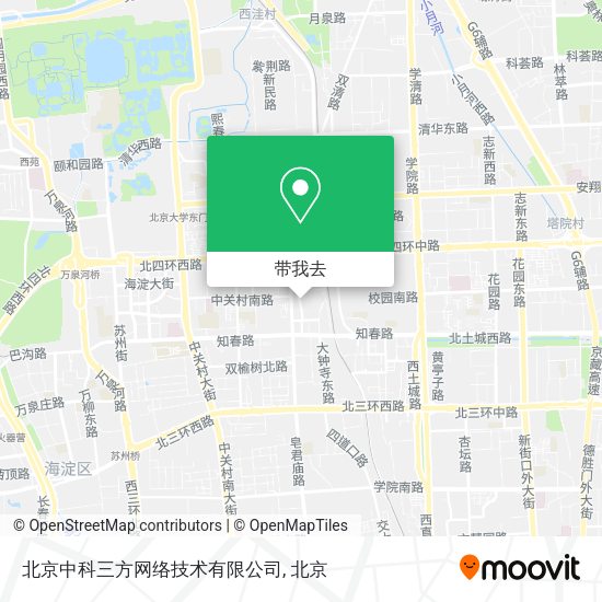 北京中科三方网络技术有限公司地图