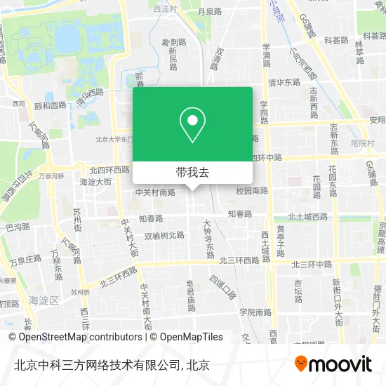 北京中科三方网络技术有限公司地图