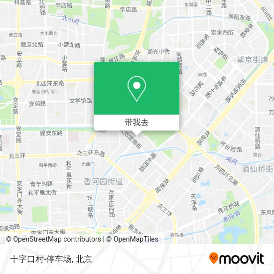 十字口村-停车场地图