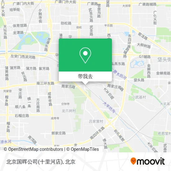 北京国晖公司(十里河店)地图