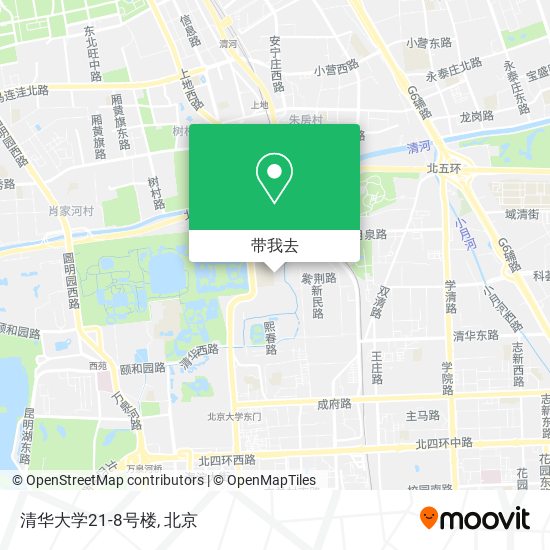 清华大学21-8号楼地图