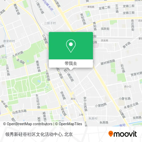 领秀新硅谷社区文化活动中心地图