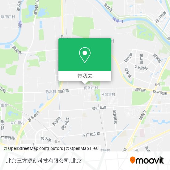 北京三方源创科技有限公司地图