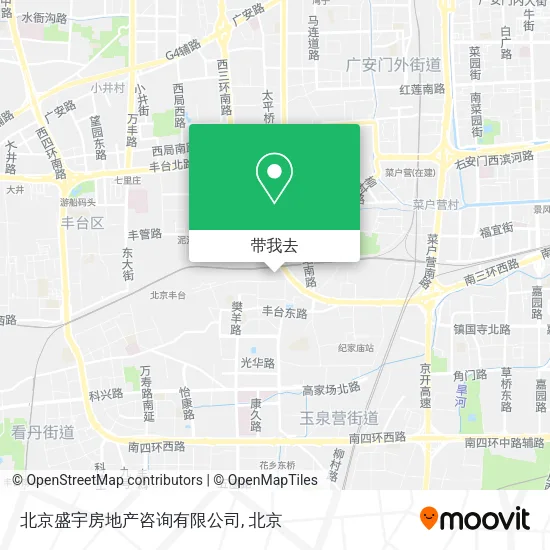 北京盛宇房地产咨询有限公司地图